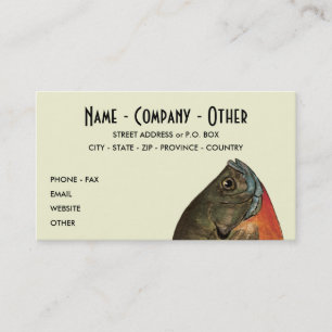 Customised Bluegill Business Card