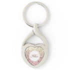 Customised Blush Pink Pretty Glitter Monogram Name