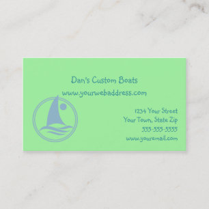 Customised Boat Business Cards