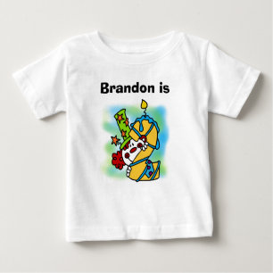 Customised Boy Clown 2nd Birthday T-shirt
