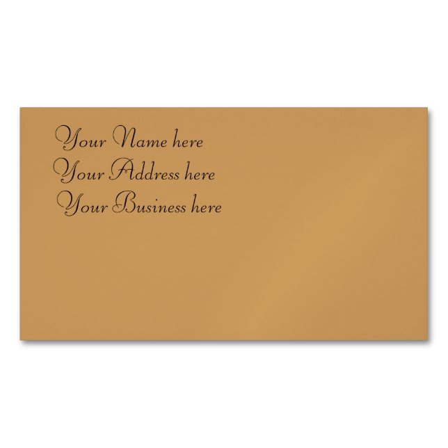 Customised Business Card (Front)