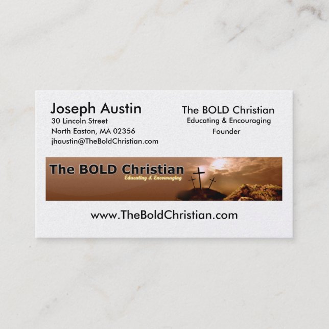 Customised Business Cards (Front)