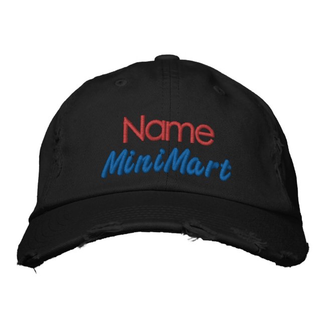 Customised Business   Embroidered Baseball Cap (Front)