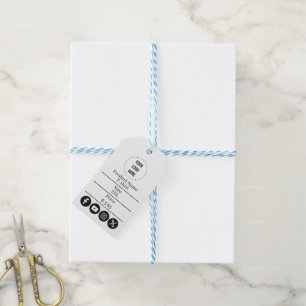 Customised Business price Gift Tags