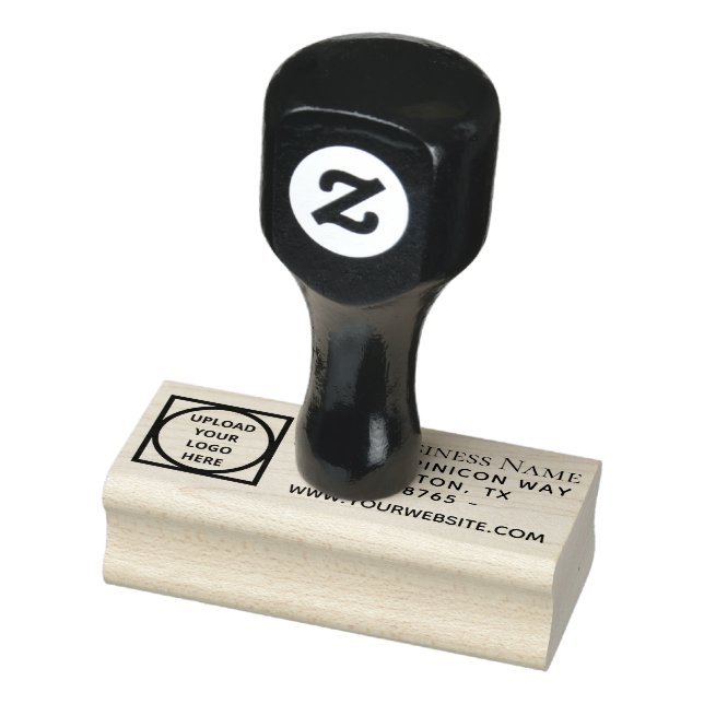 Customised Business Return Address Stamp With Logo (Stamp)