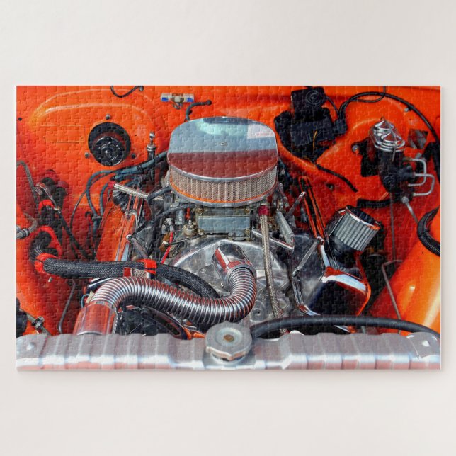 Customised car engine jigsaw puzzle (Horizontal)