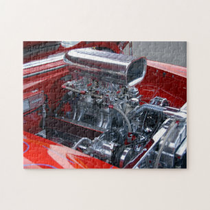 Customised car enging jigsaw puzzle