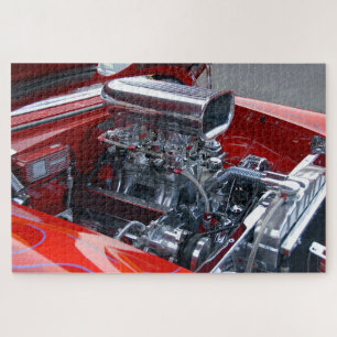 Customised car enging jigsaw puzzle