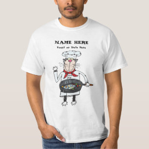 Customised Cartoon Chef T Shirt