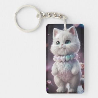 "Customised Cate Keychain Print"