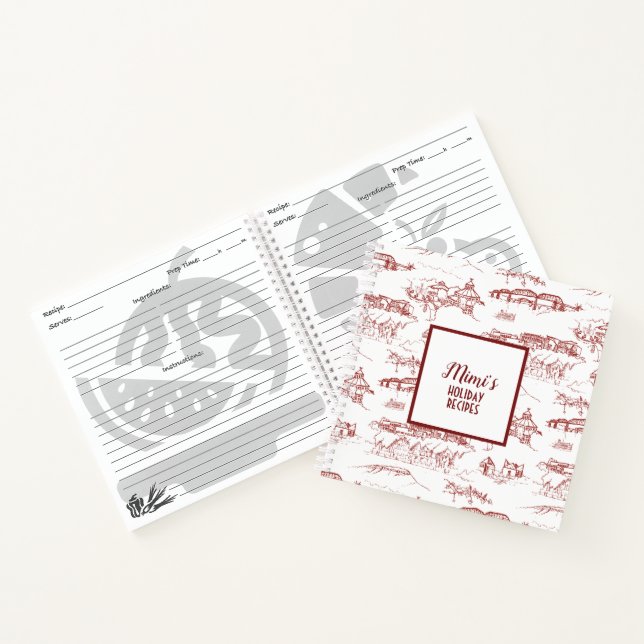 Customised Chattanooga Holiday Recipe Book (Inside)