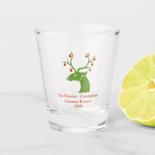 Customised Christmas Family Reunion Shot Glass