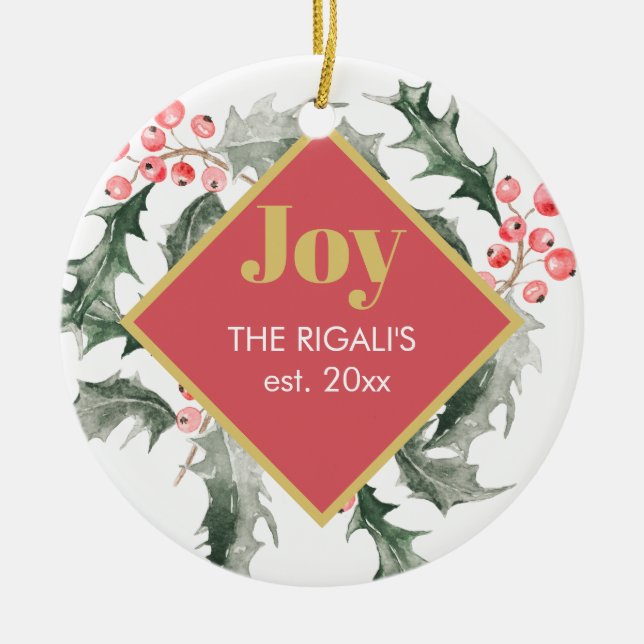 Customised Christmas Ornaments (Front)