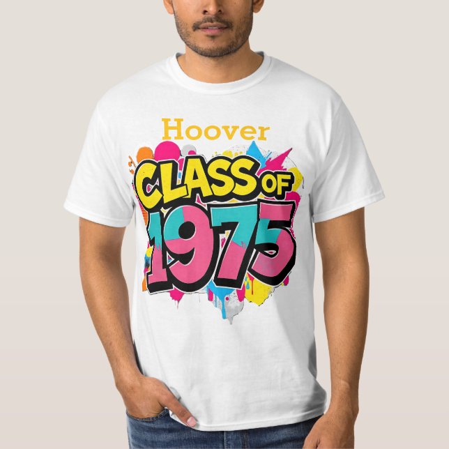 Customised Class of 1975 T-Shirt (Front)