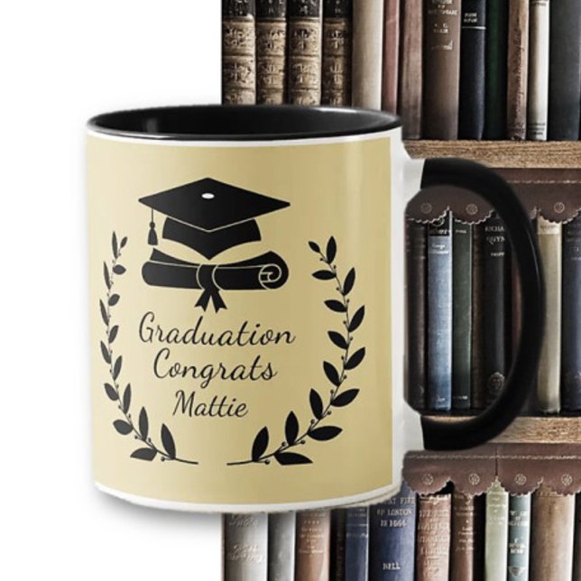 Customised, classic Congrats graduation  Mug (Creator Uploaded)