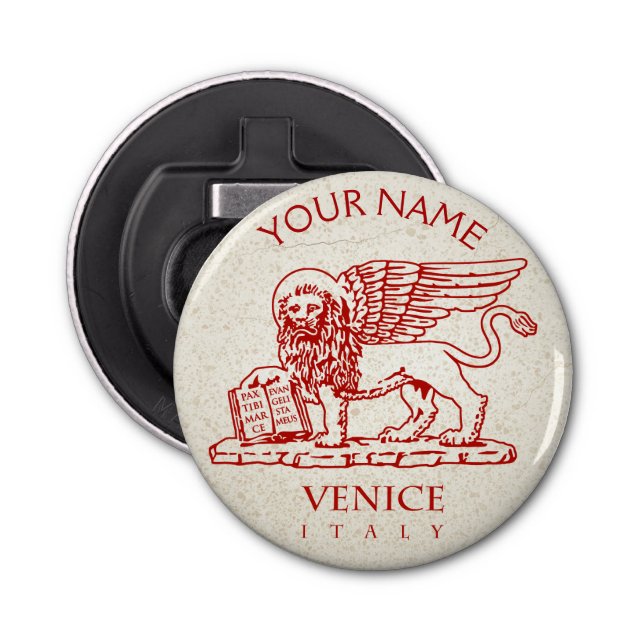 Customised Coat of Arms of Venice Bottle Opener (Front)