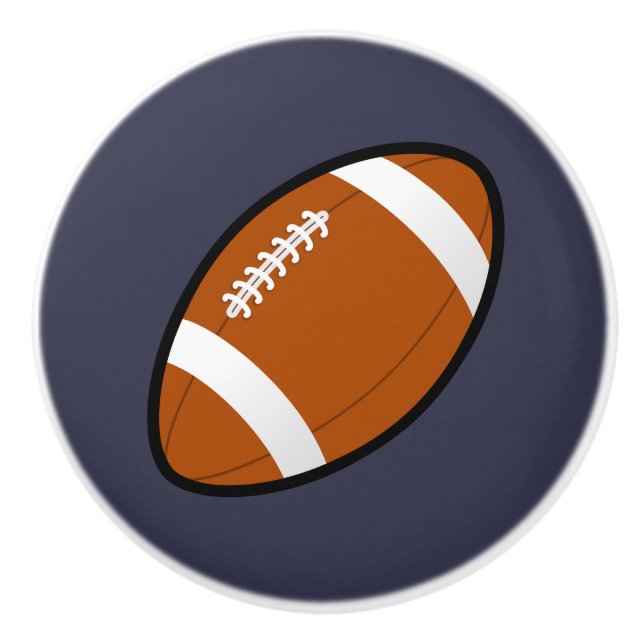 Customised Colour Football Ceramic Knob (Front)