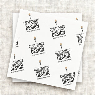 Customised Company Branded Custom Minimalist  Napkin