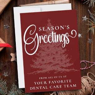 Customised Company Professional Business Christmas Holiday Card