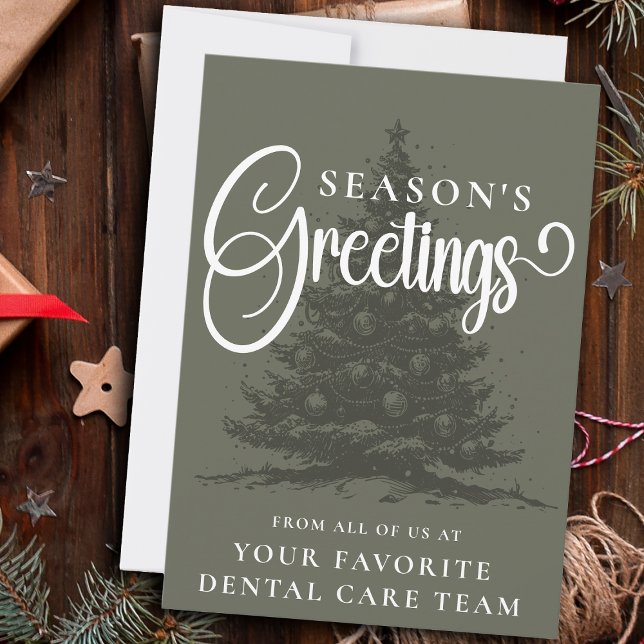 Customised Company Professional Business Christmas Holiday Card (Creator Uploaded)