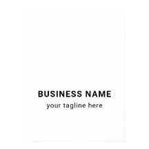 Customised Company Simple Business Logo White 