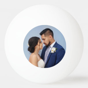 Customised Couple Wedding Photo  Ping Pong Ball
