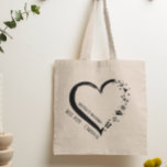 Customised Cruise Lover Heart Embarkation  Tote Bag<br><div class="desc">This design may be personalised in the area provided by changing the photo and/or text. Or it can be customised by clicking Personalise this Template and then choosing the click to customise further option and delete or change the colour of the background, add text, change the text colour or style,...</div>