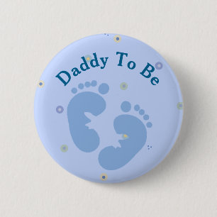 Customised Dad to Be Button