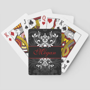 Customised Dark Elegance Playing Cards