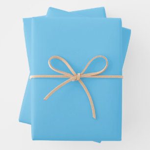 Customised Dog Pet Photo Name Blue Funny Christmas Wrapping Paper Sheet