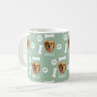 Customised Dog Pet Photo & Name Sage Green