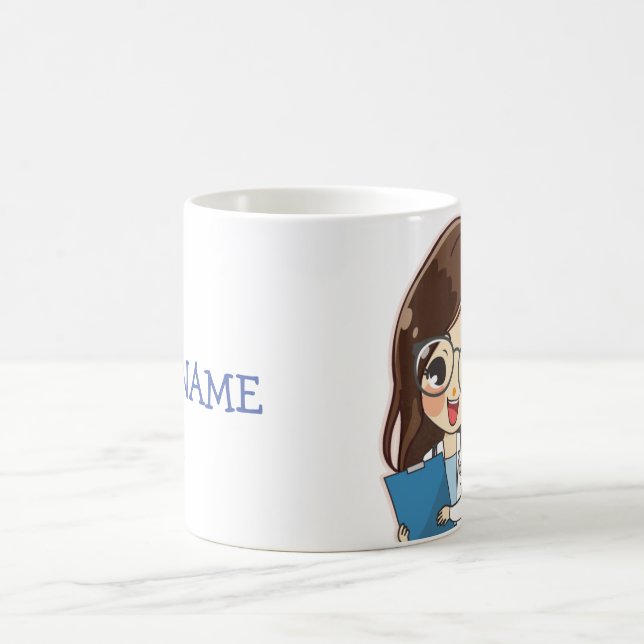 Customised Dr (Your Name) PhD Graduation Coffee Mug (Center)