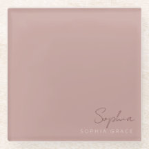 Customised Dusty Rose Modern Handwritten Script 