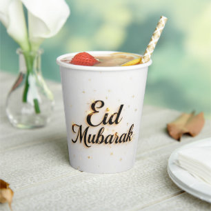 Customised Eid Mubarak Paper cups EID DECOR