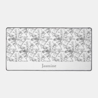 Customised Elegant Chic Vintage Grey Rose Floral