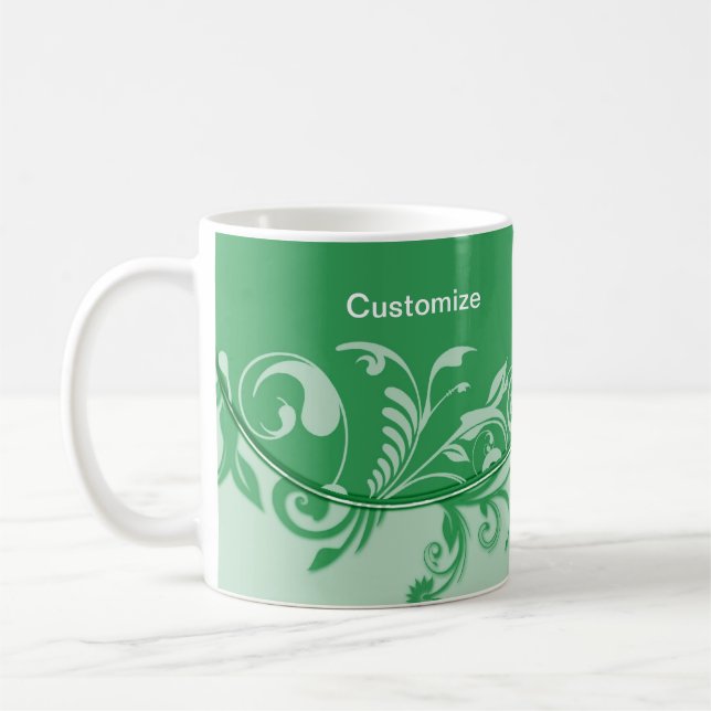 Customised Elegant Mug Coffee Mug Cup (Left)
