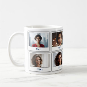 Customised Family Friends Eight Photos  Coffee Mug
