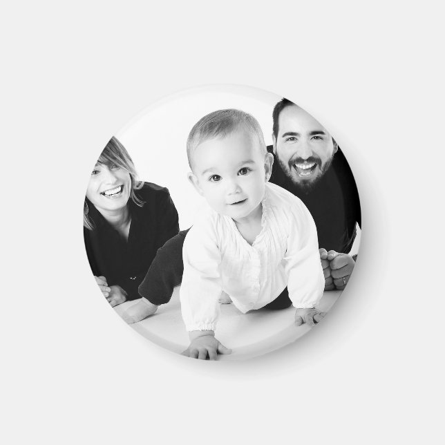 Customised Family Photo Magnet (Front)