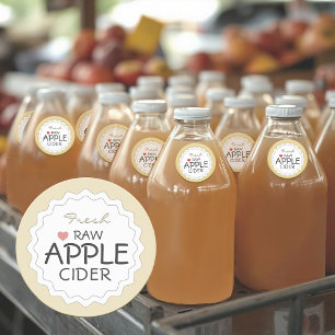 Customised Farm Style Homemade Apple Butter Label