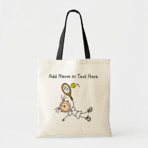 Customised Female Tennis Player Tote  Bag