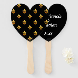 Customised Fleur de Lis Fan