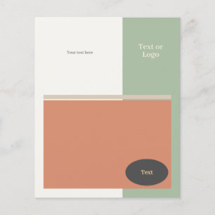 Customised Flyer in Fresh & Organic Colours