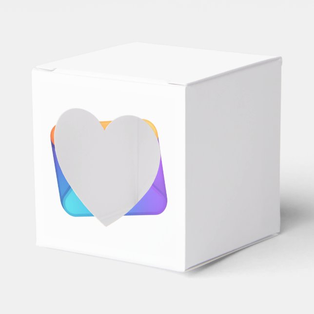 Customised Foam Board Favour Box (Front Side)