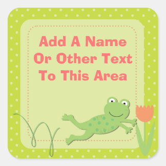 Customised Frog Stickers