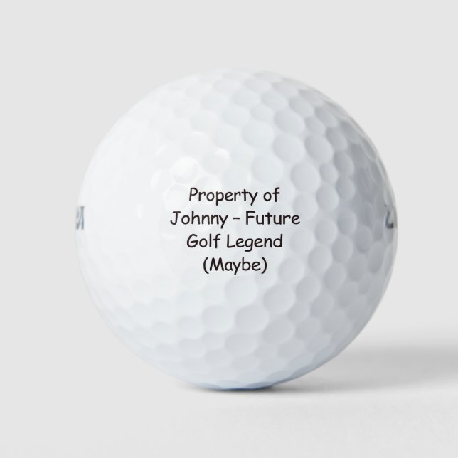 Customised Funny Golf Ball (Front)