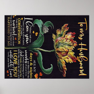 Customised Gift For Husband Best gift for man Poster