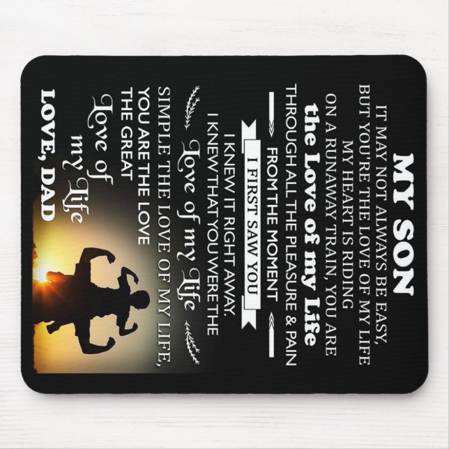 Customised Gift For Son | Best gift for kid Mouse Pad (Front)