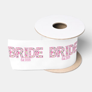 Customised gift ribbon for wedding shower satin ribbon