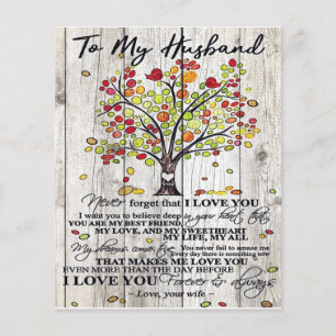Customised Gift, To My Husband Letter Flyer