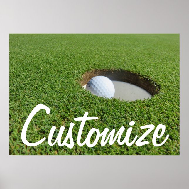 Customised Golf Poster (Front)